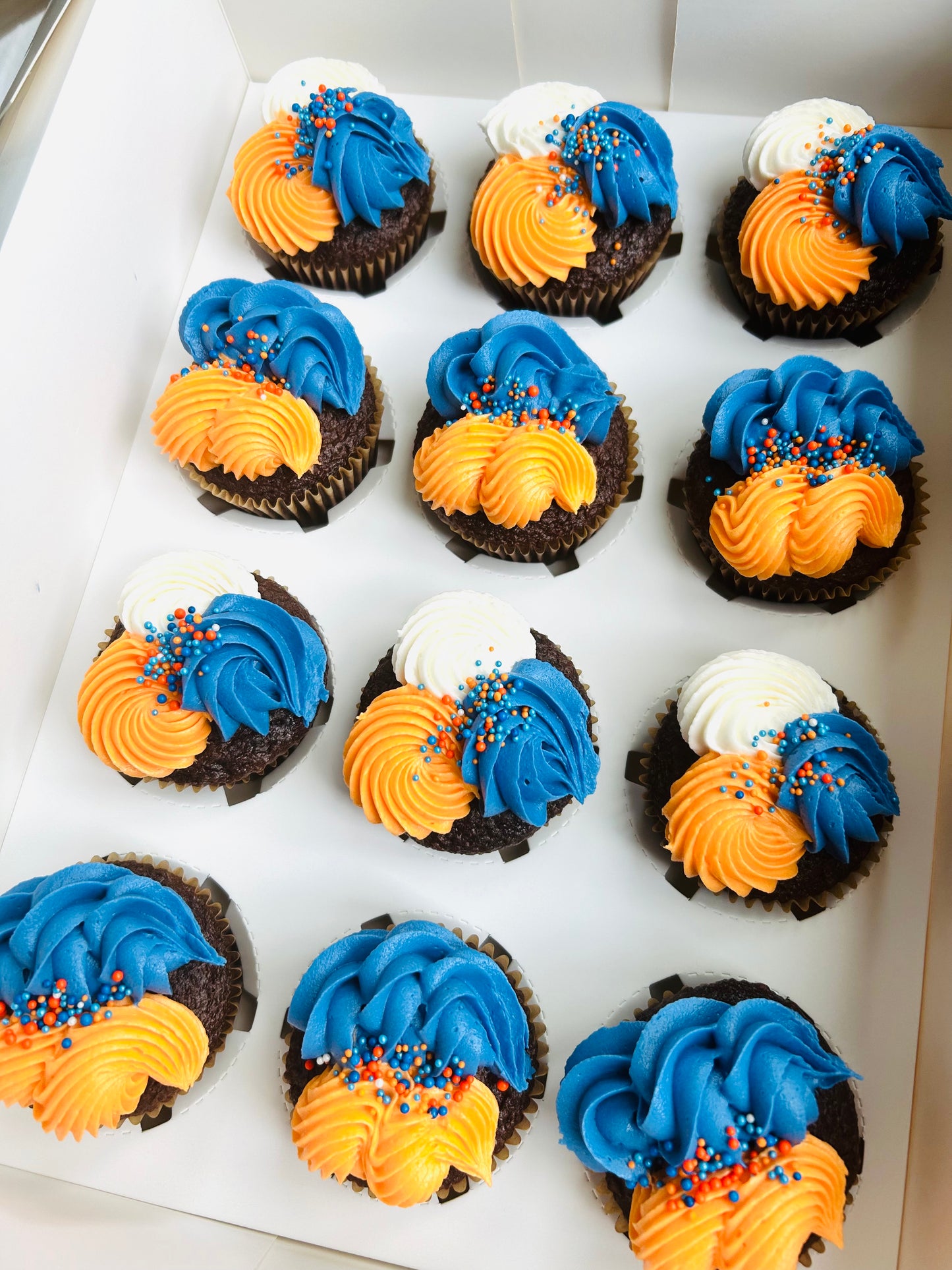 Oilers Cupcakes