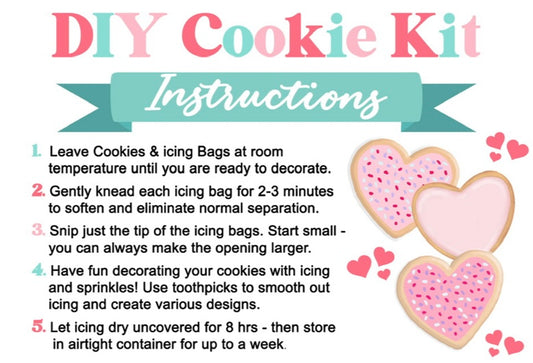 Valentines Sugar Cookie DIY Kits