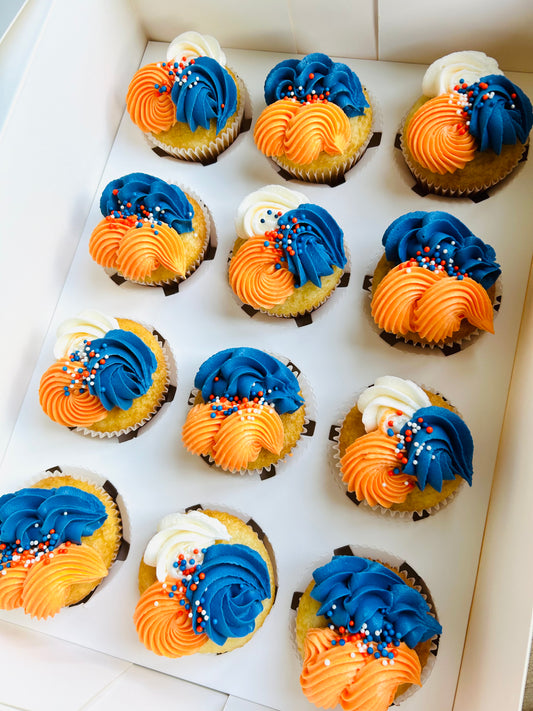 Oilers Cupcakes