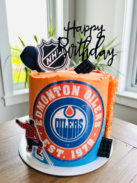 Oilers Cake